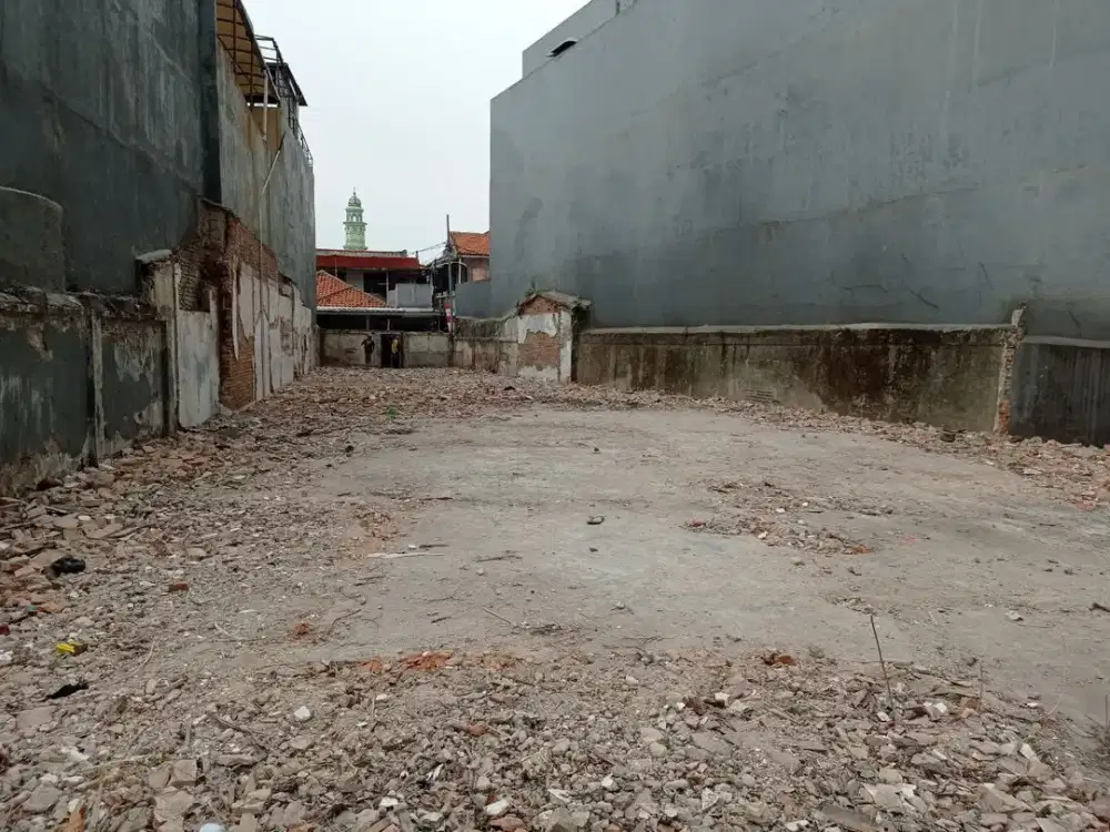 Tanah residensial luas 483m 13,4x24,5 Senen Jakarta Pusat