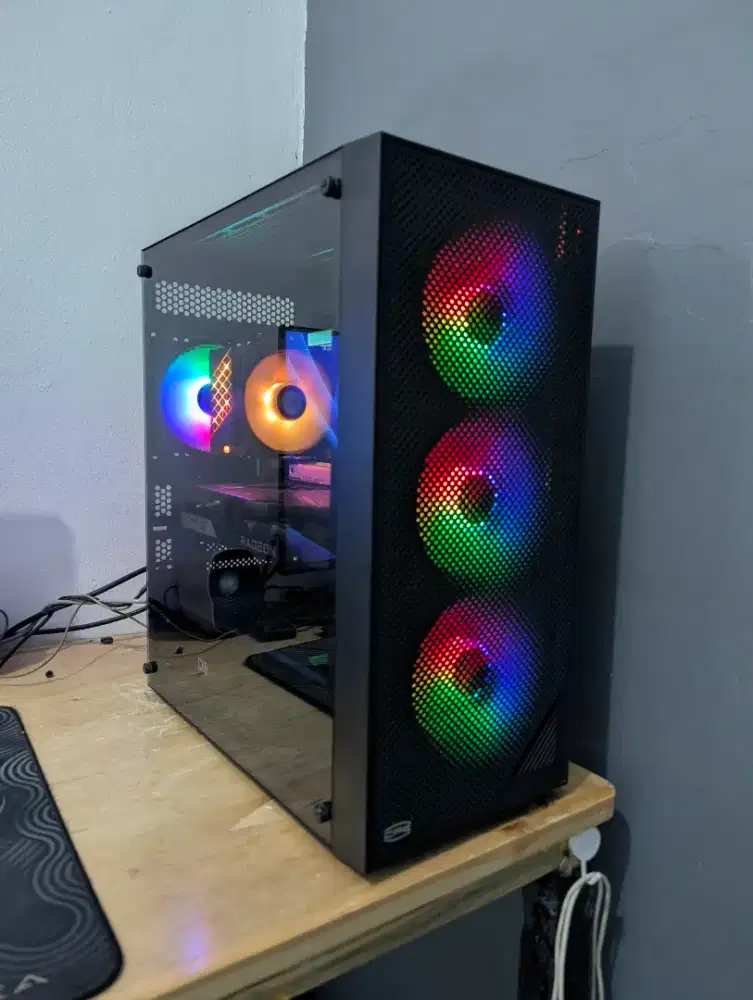 PC GAMING RYZEN 5 7500F • RX 6600 • B650M • RAM 32GB DDR5 •NVME 1TB BU