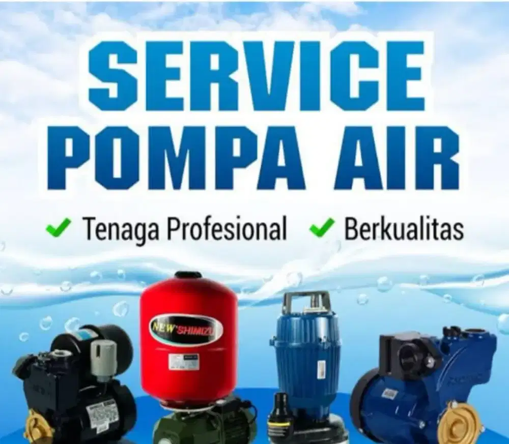 servis pompa air,servis kulkas,servis mesin cuci