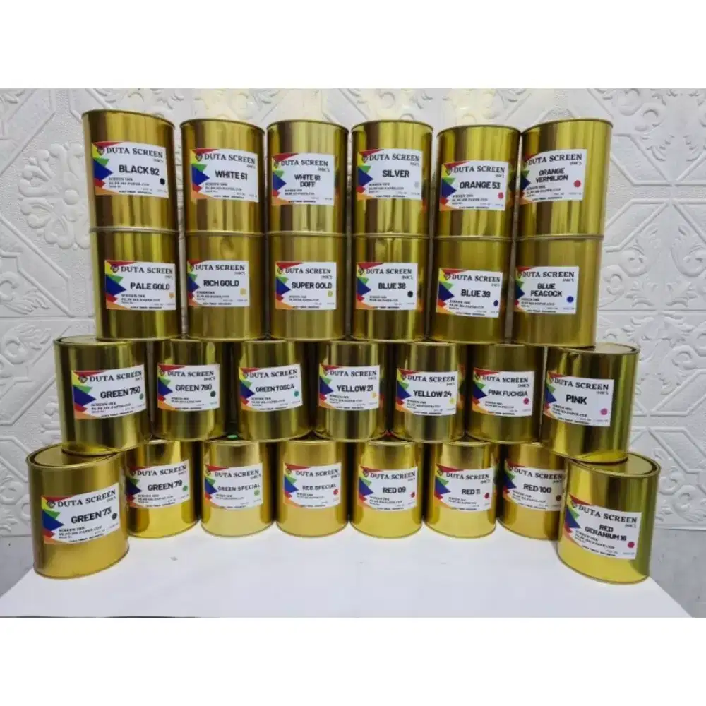 Tinta Duta Screen Semua Warna