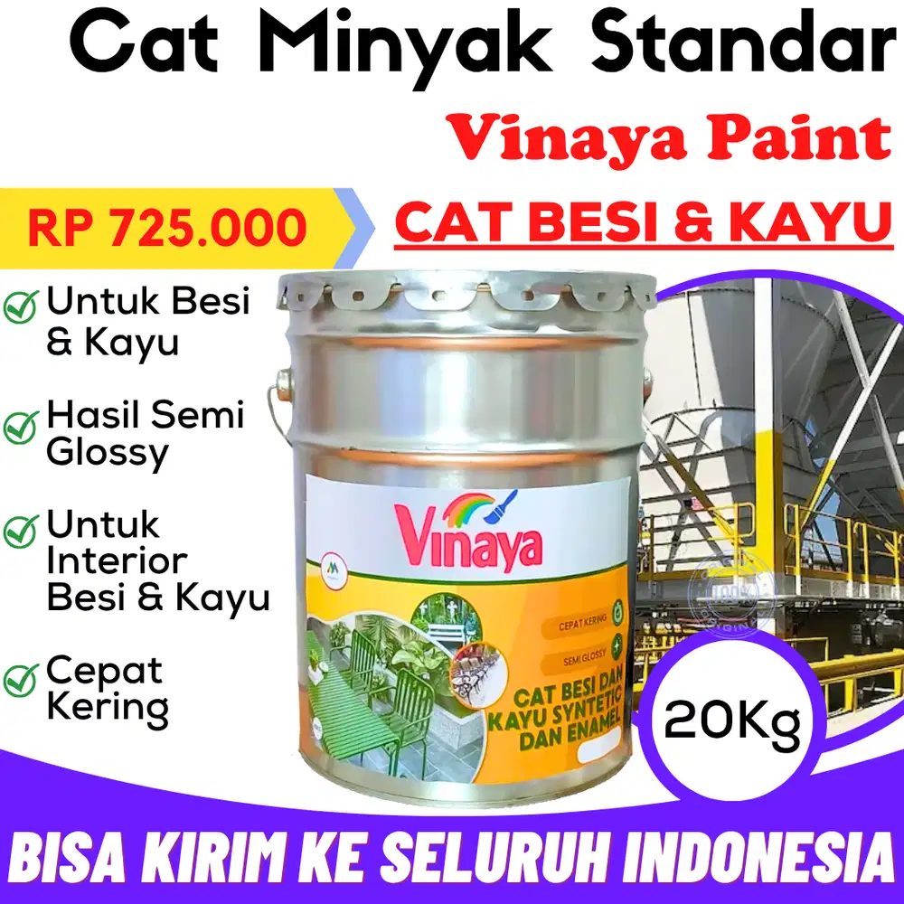 Cat Minyak Kayu & Besi Termurah Terbaik Harga Pabrik