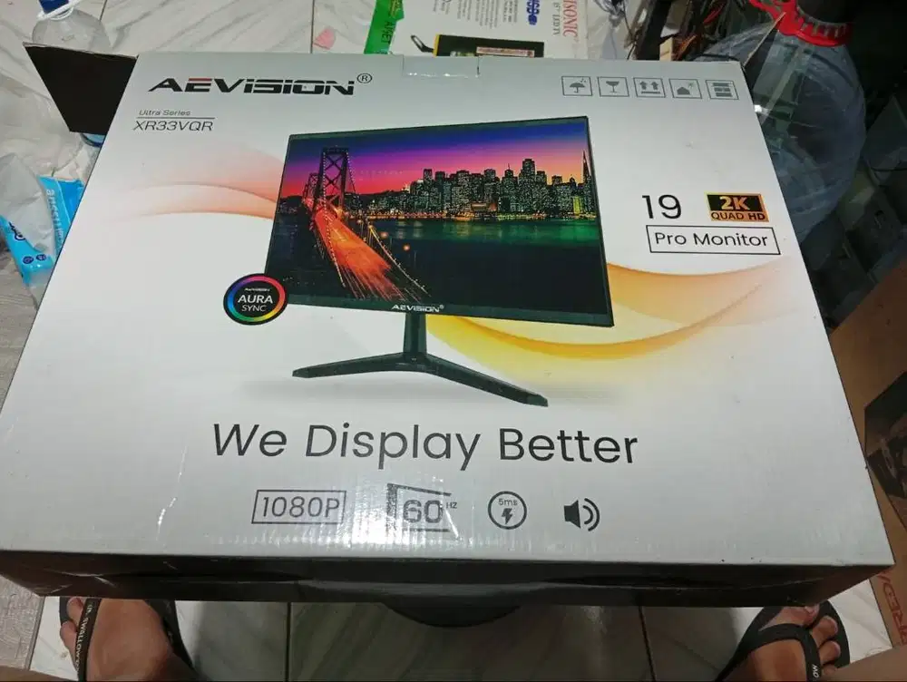 Layar Monitor TV AeVision 19 inch