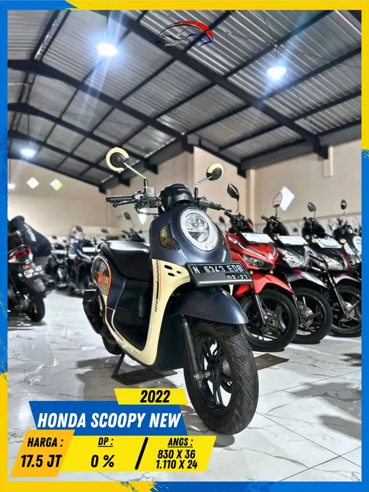 HONDA SCOOPY NEW 2022 MESIN AMAN GAS MASZEHH HIKMAH MOTOR KEPUH