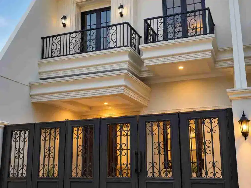 JUAL RUMAH PONDOK BAMBU JAKARTA TIMUR SHM MEWAH MODERN BANGUNAN BARU RAPI SIAP HUNI