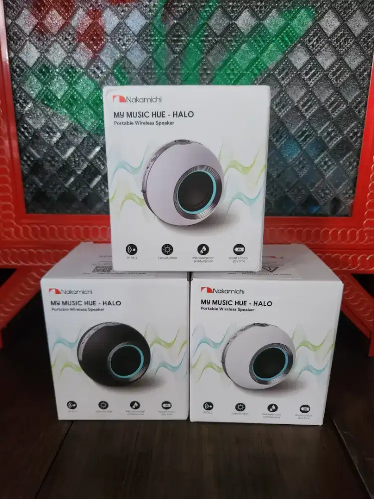 Speaker Nakamichi My Music Hue - Halo Black/White/Purple Baru