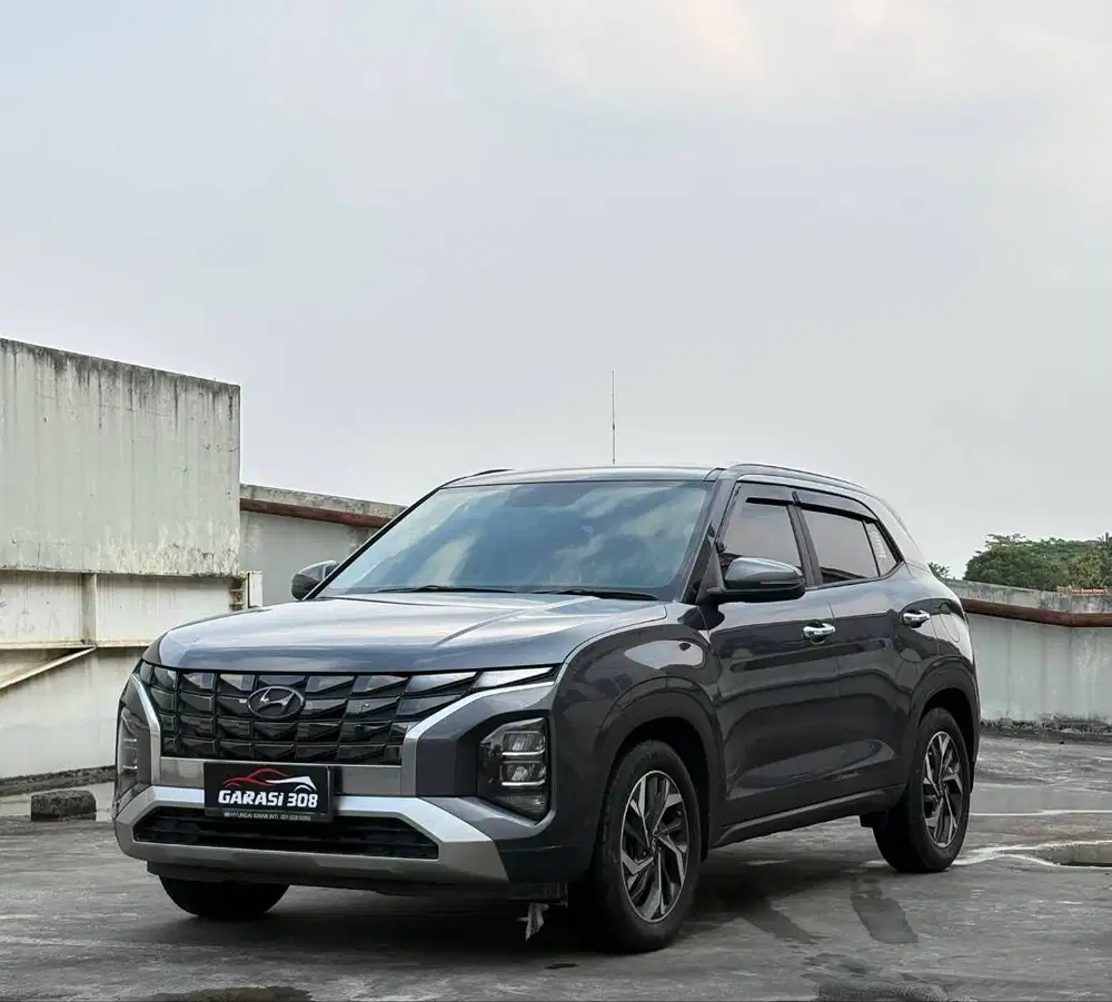 Hyundai Creta Style AT IVT 2022 Abu Abu Pajak 01-2027 KM 28 rb record