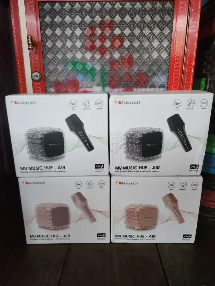 Speaker Nakamichi My Music Hue - Air Black/Pink/Orange Baru