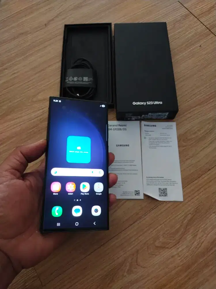 Samsung S23 Ultra 12/256 Fullset ori sein bisa tt handphone