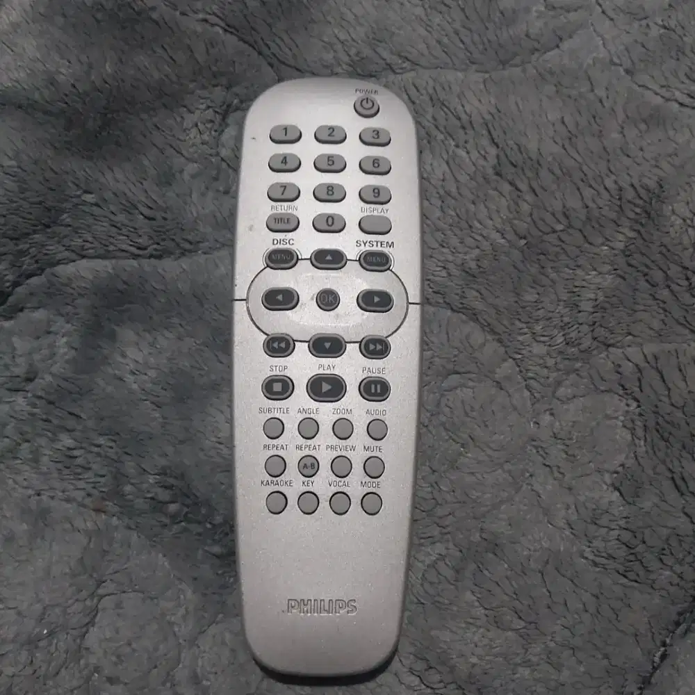 Philips DVD Original Remote,Fungsi Normal