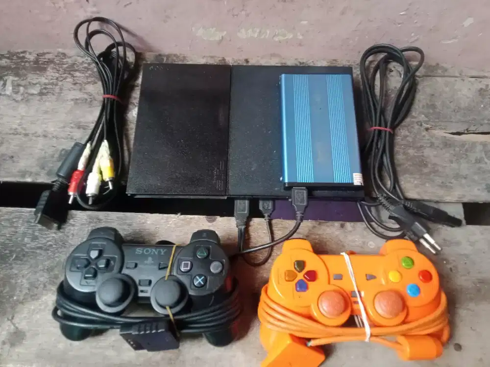 PS2 slim hardisk 500Gb siap gadang