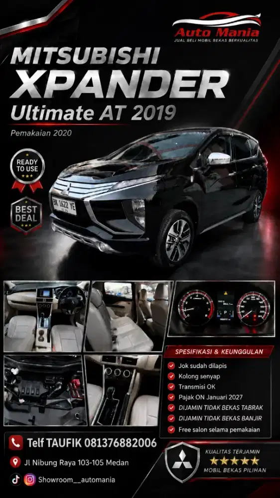 Xpander Ultimate AT 2019 Hitam 2020 Veloz
