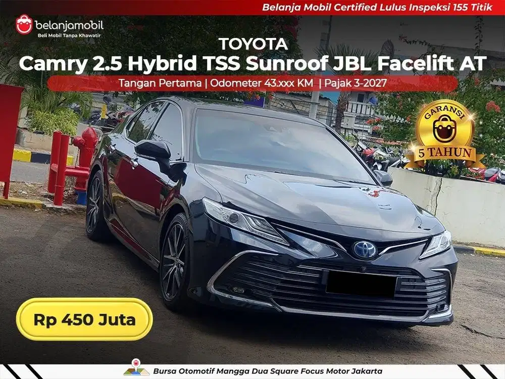 [ LOW KM ] Toyota Camry 2.5 Hybrid TSS Sunroof JBL Facelift 2022/2023