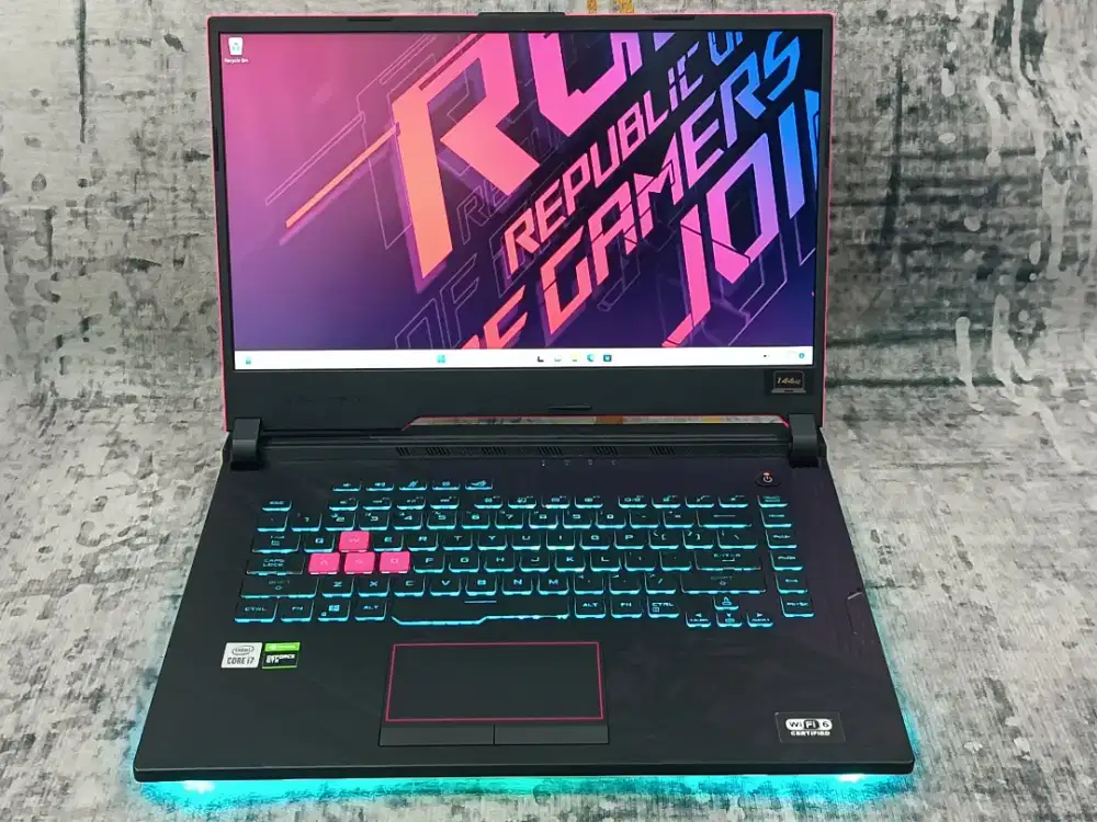 Asus ROG G512LI Core i7-10750H 16GB 512GB GTX 1650 Ti 4GB 144Hz RGB