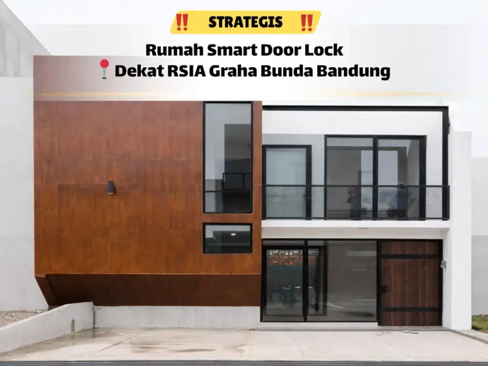 850 Juta Dapat Rumah Antapani 2 Lantai + Smart Lock