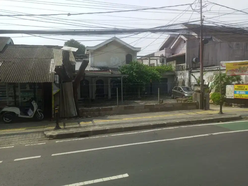 DIJUAL CEPAT MURAH DI BAWAH NJOP TANAH PINGGIR JALAN RAYA RS FATMAWATI CILANDAK