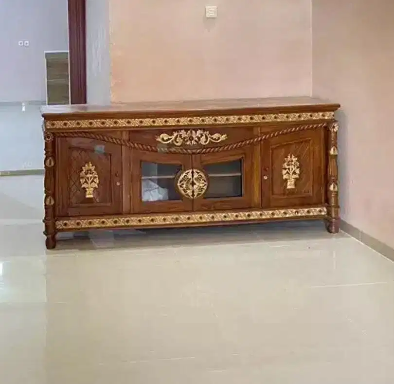 LEMARI BUFFET JATI