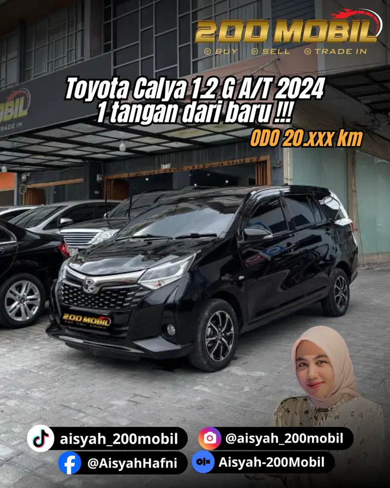 Toyota Calya 1.2 G A/T 2024 Bensin