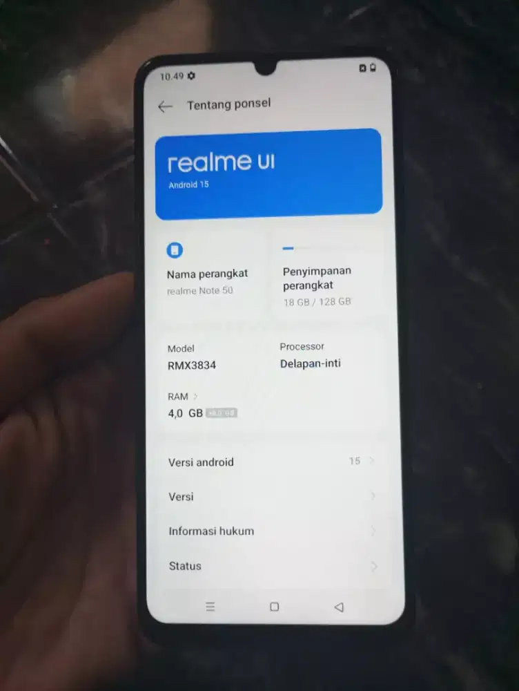 Realme Note 50 Ram 4+8/128