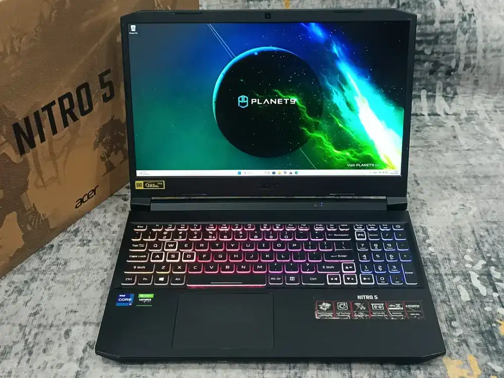 Acer Nitro 5 Core i9-11900H 16GB 512GB RTX 3060 6GB QHD 2K 165Hz RGB