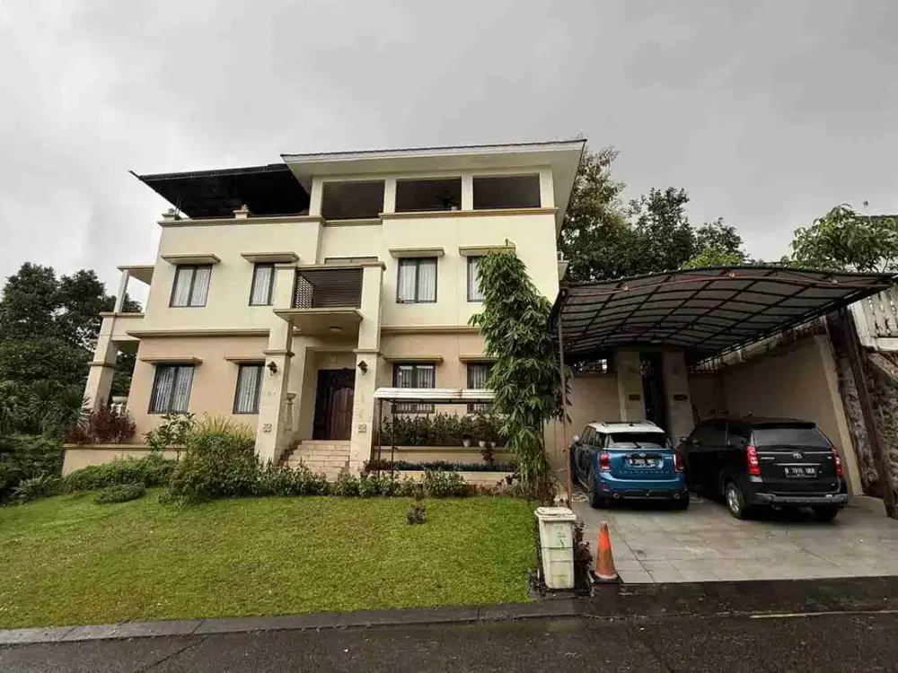 Dijual rumah view gunung cluster depan Sentul city Bogor