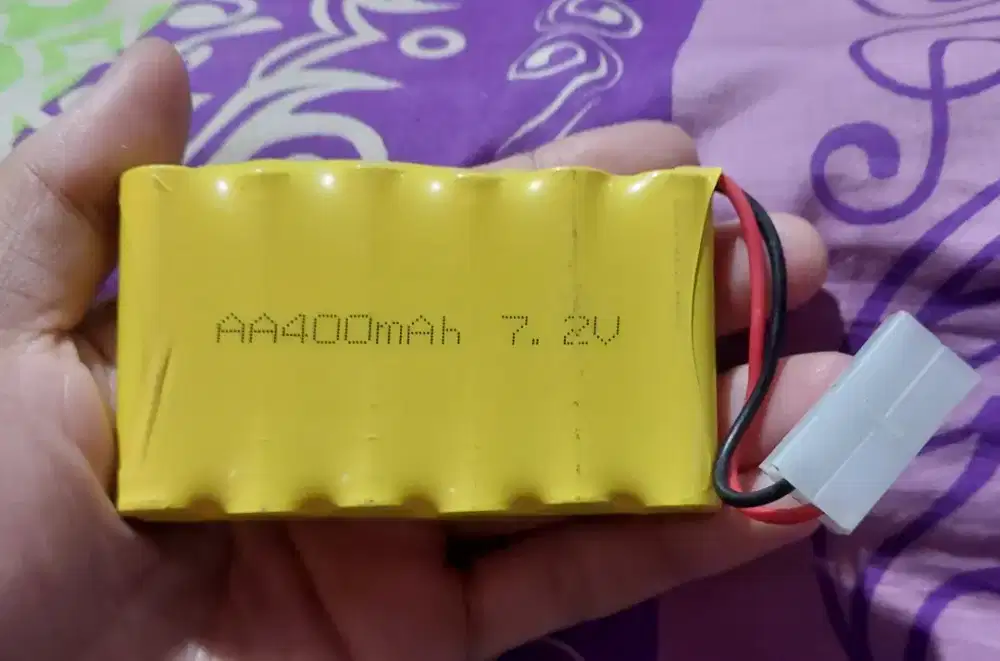 Baterai Charger 400mah 7.2 Volt
