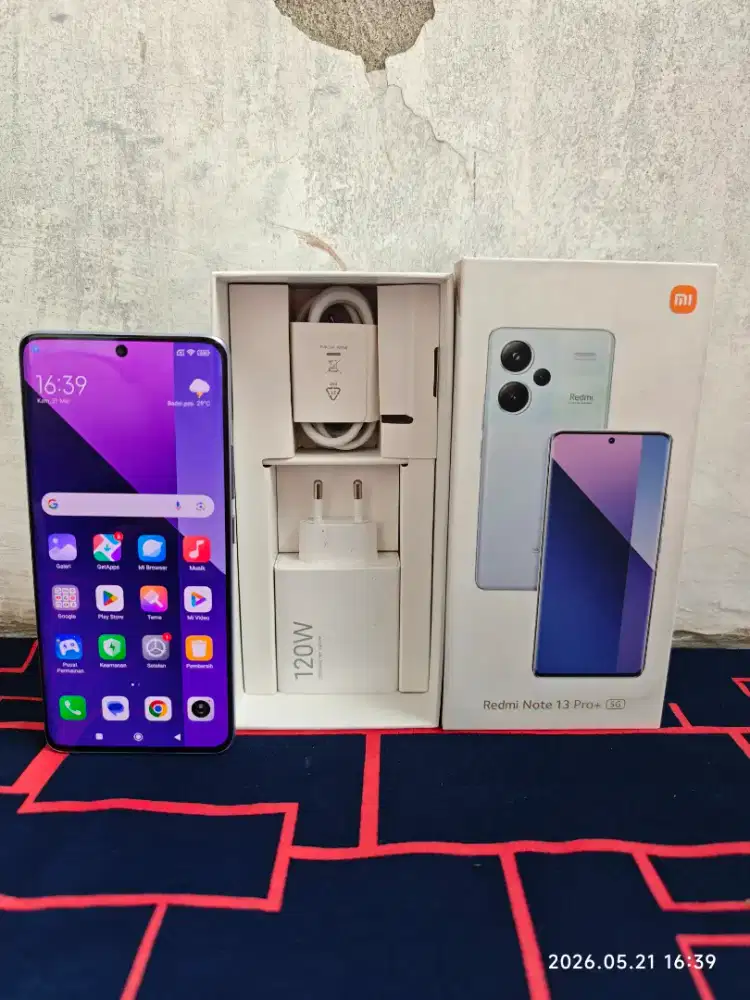 Redmi Note 13 Pro Plus 5G 12/512 Fullset ori segel mulus no minus