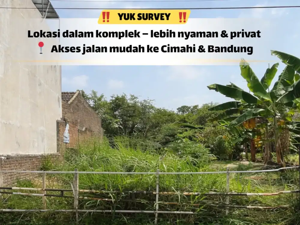 Tanah Murah Dalam Komplek Cihanjuang – SHM + IMB Lengkap!