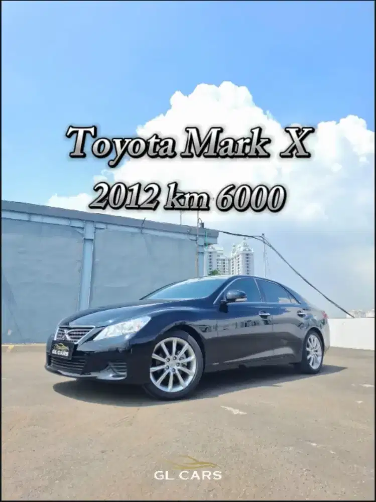 Km 6000 Mark X 2012 Cash Hitam Toyota Antik Sekali Sunroof