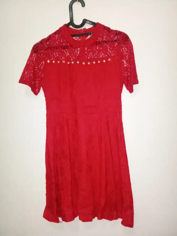 Dress Merah Uk L