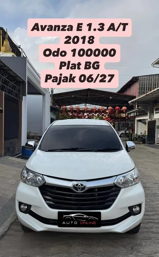 Toyota Avanza E A/T 2018