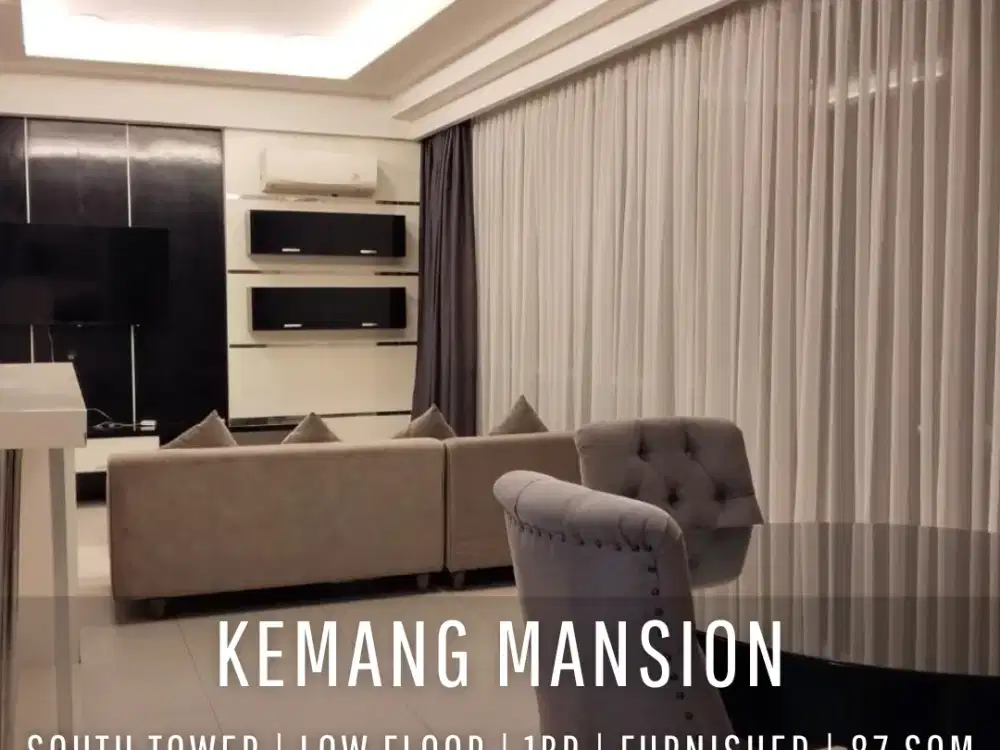 For Sell! Kemang Mansion 1BR South Tower Low Floor Move-in Ready