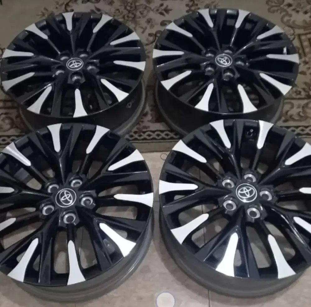 di jual velg vellfire r19 original paket ban yokohama 225 55 19 tebel