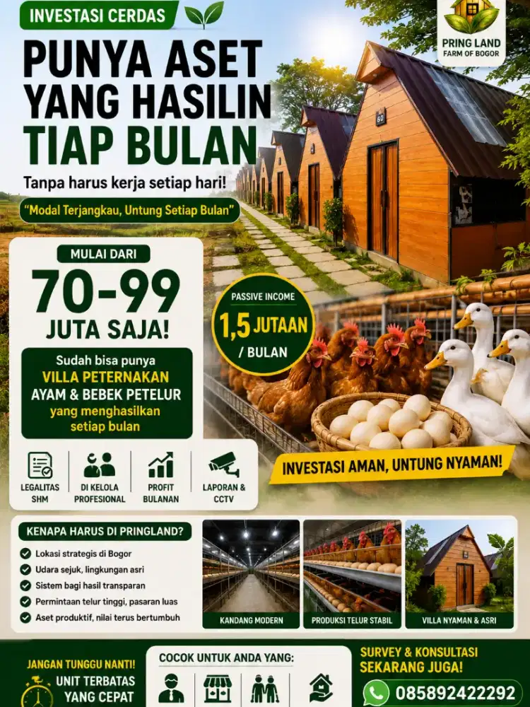 Investasi Villa Peternakan