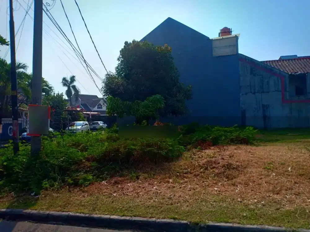 Tanah dijual Kavling hoek di Citra Garden 2