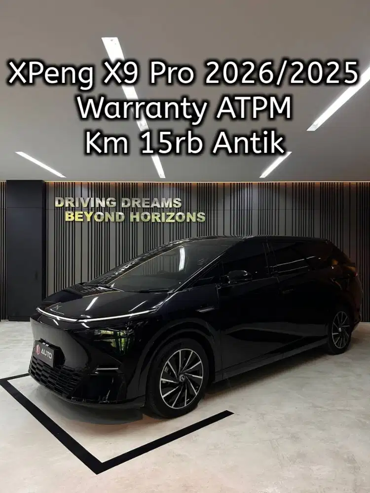 Xpeng X9 Long Range Pro EV AT 2026 Hitam Km15rb B1440UCP Nik 2025
