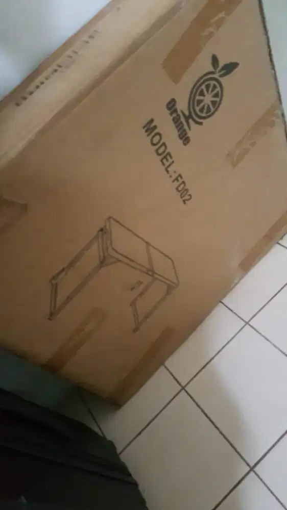 Meja lipat koper