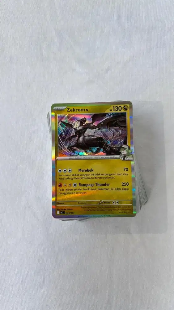 Pokemon trading card game 100 kartu made in japan indo version