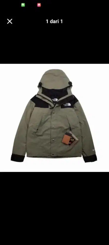 JAKET GORETEX THE NORTH FACE SIZE XL