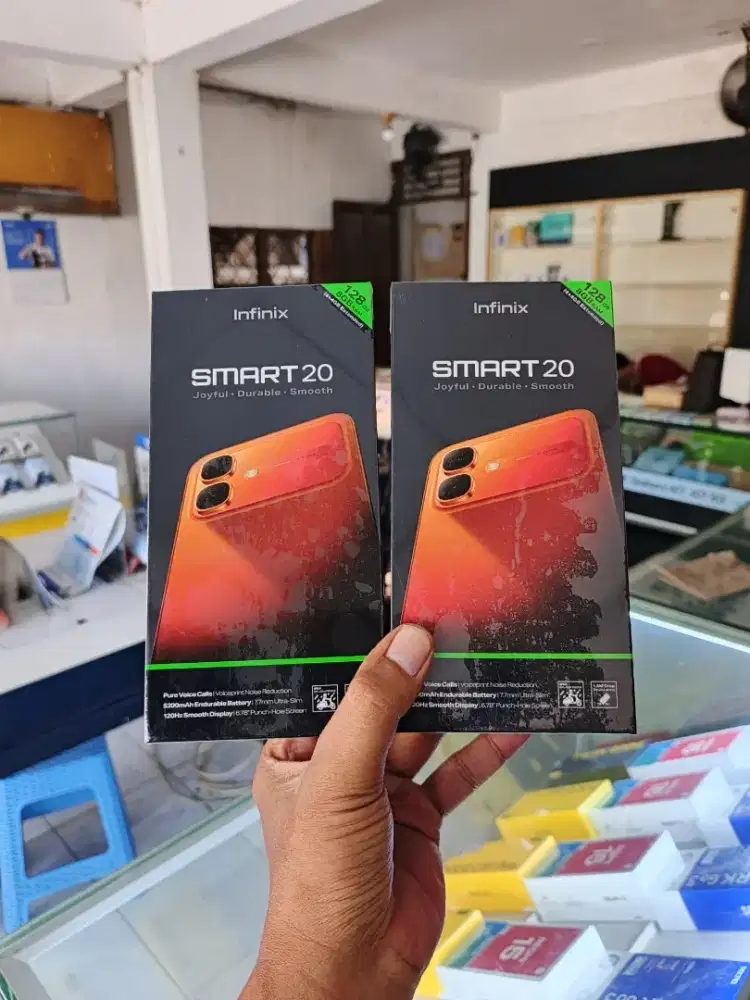[ Fast respon WA ] Infinix Smart 20 4+4/128 Garansi resmi 1thn