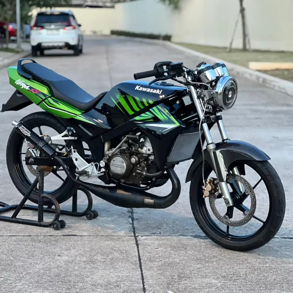 Kawasaki Ninja R Super Kips 2002 Convert Ninja SS Wanra Hijau Zebra