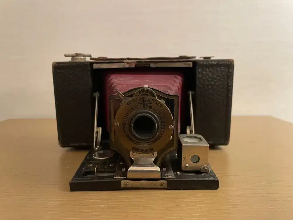 Kodak No. 2 Folding Pocket Brownie kamera antik vintage original