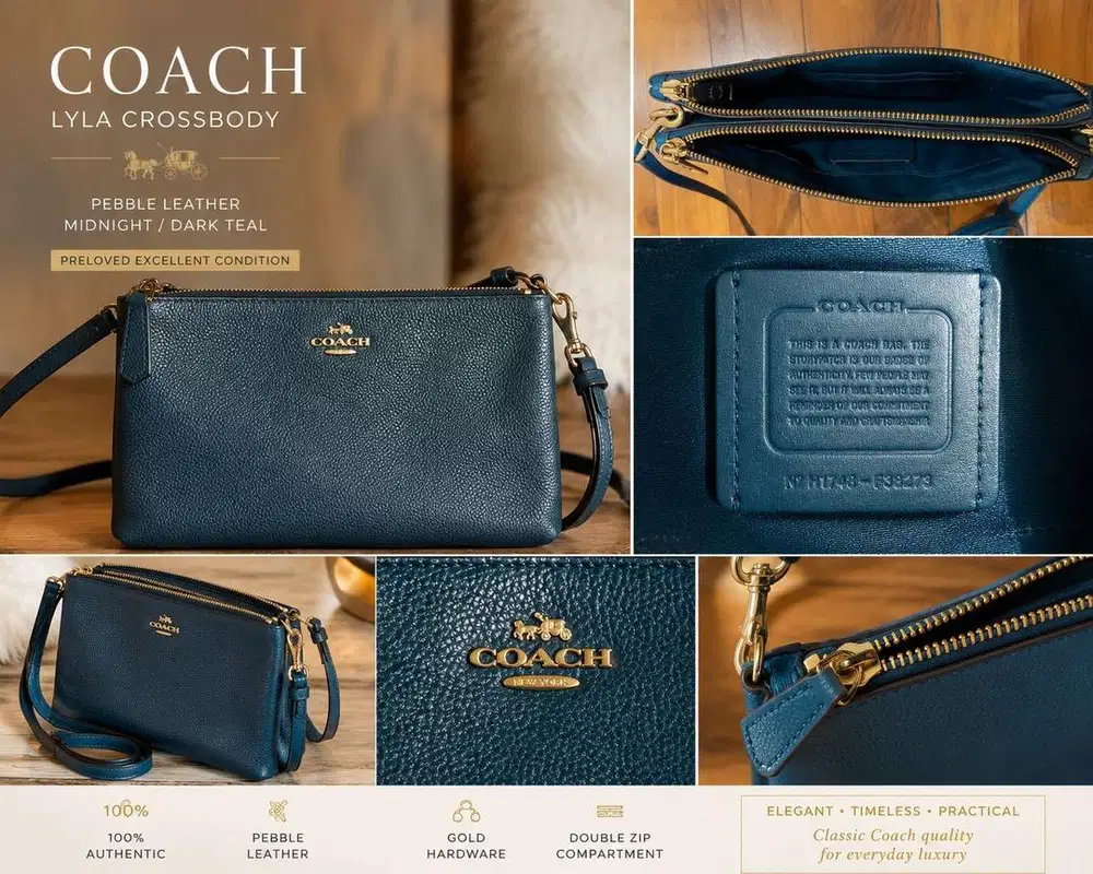 Preloved COACH Lyla Crossbody F38273 ORIGINAL