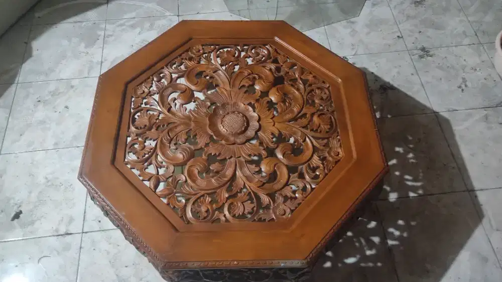 Meja Ketapang ruangan keluarga  Kayu Jati