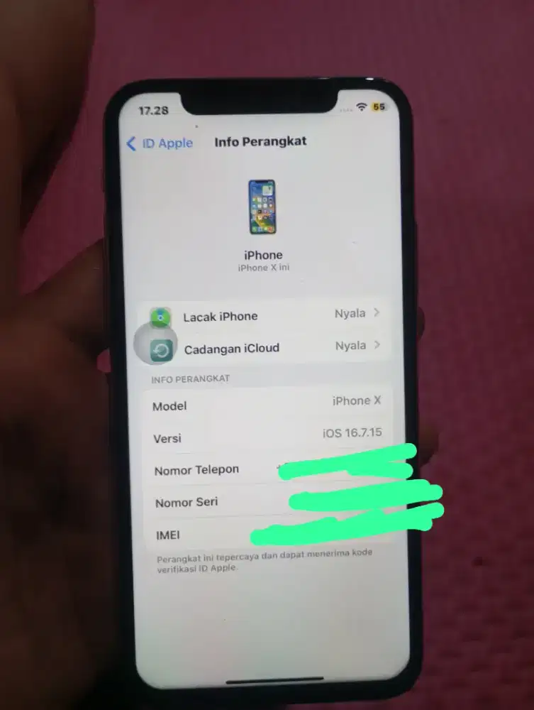 IPHONE X IBOX RESMI