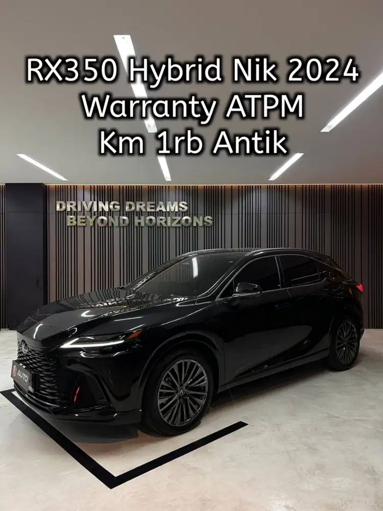 Lexus RX350H 2024 Km1rb Hitam RX350 Hybrid B2534TJB