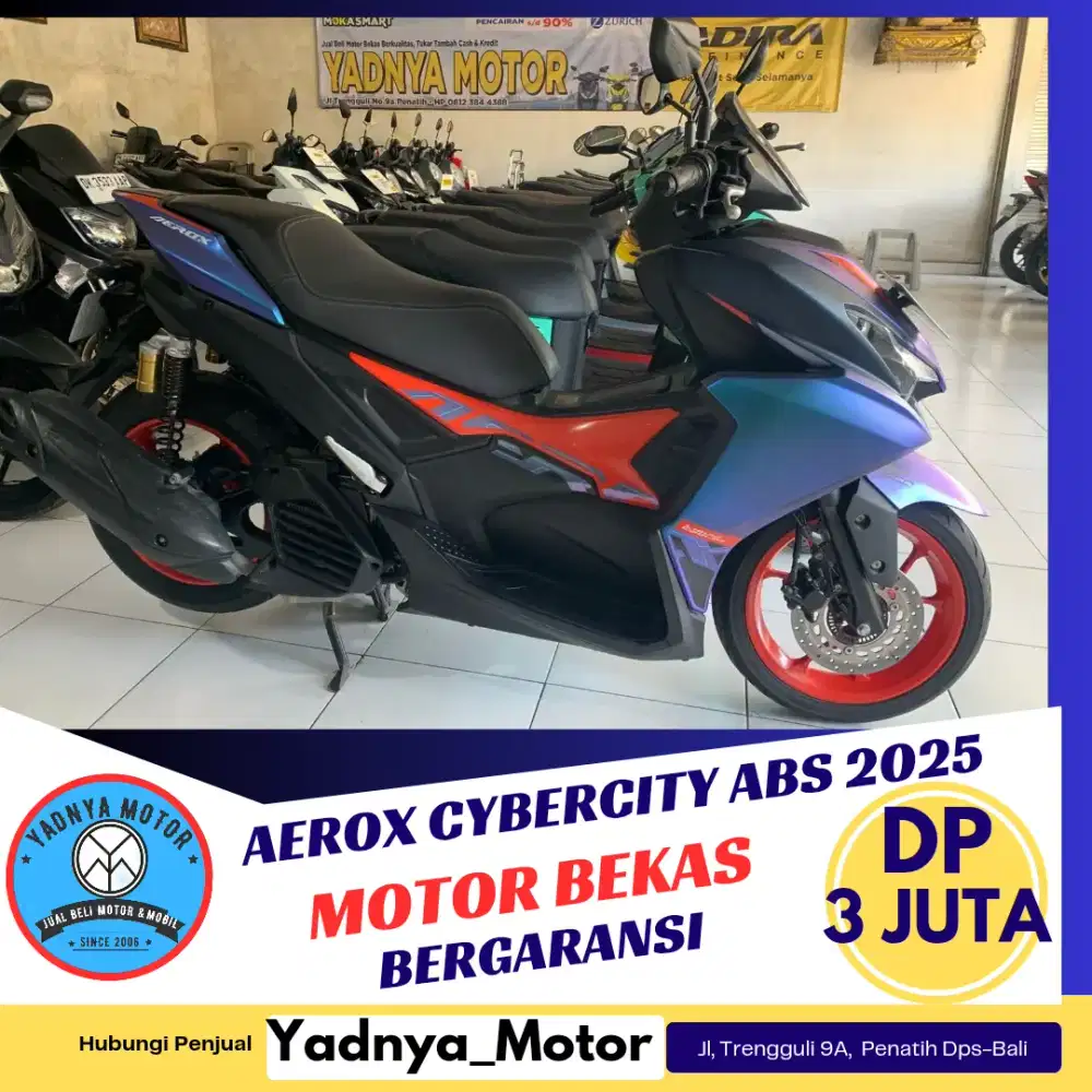 AEROX ALPHA CYBERCITY ABS 2025/YADNYA MOTOR