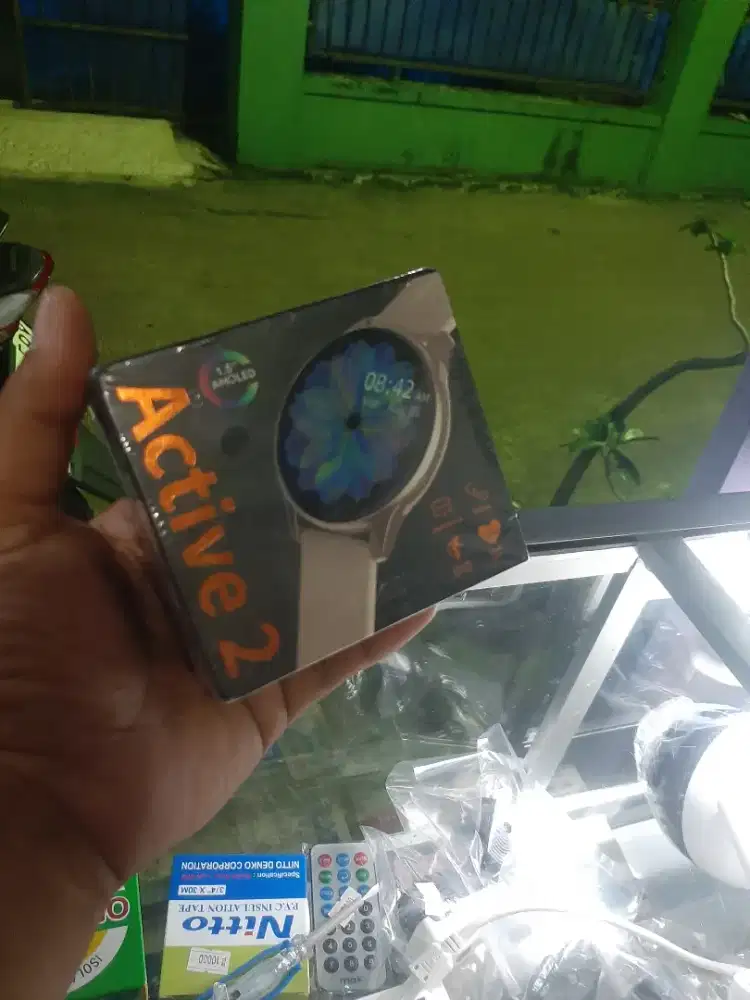 Smartwatch active Amoled baru warna hitam