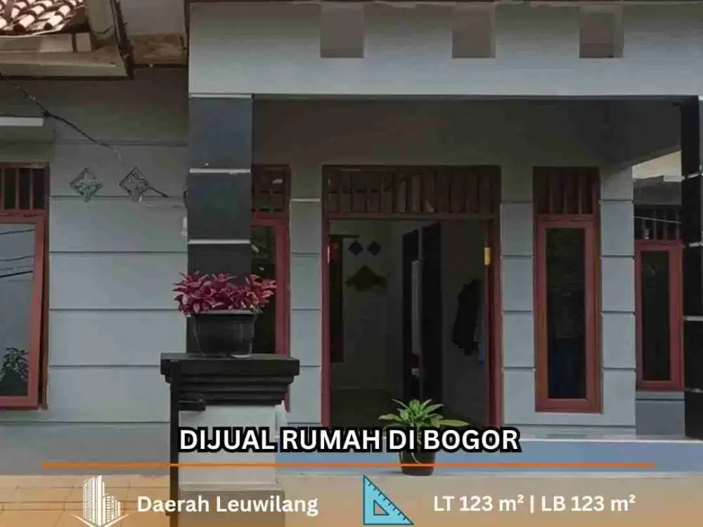 DIJUAL Rumah di Bogor Daerah Leuwilang, Kecamatan Cibungbulang Desa Cemplang