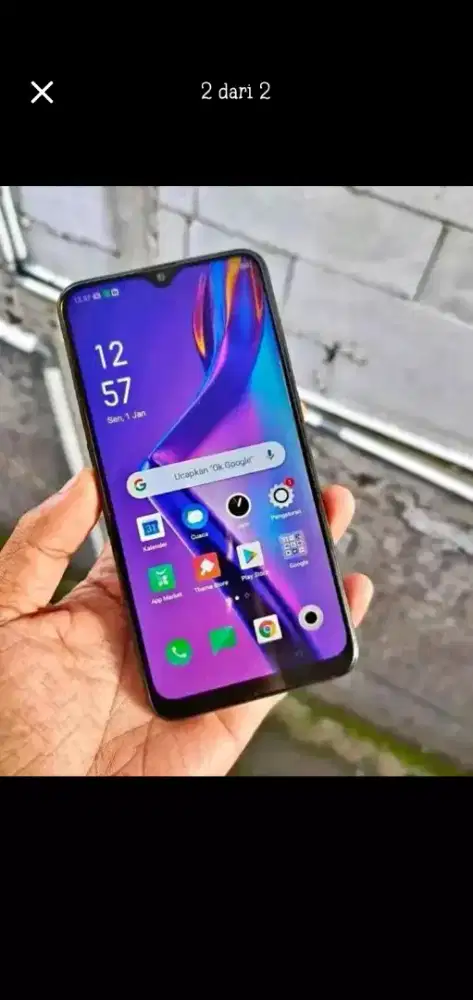 Oppo A12 Biru navy Ram 4/64