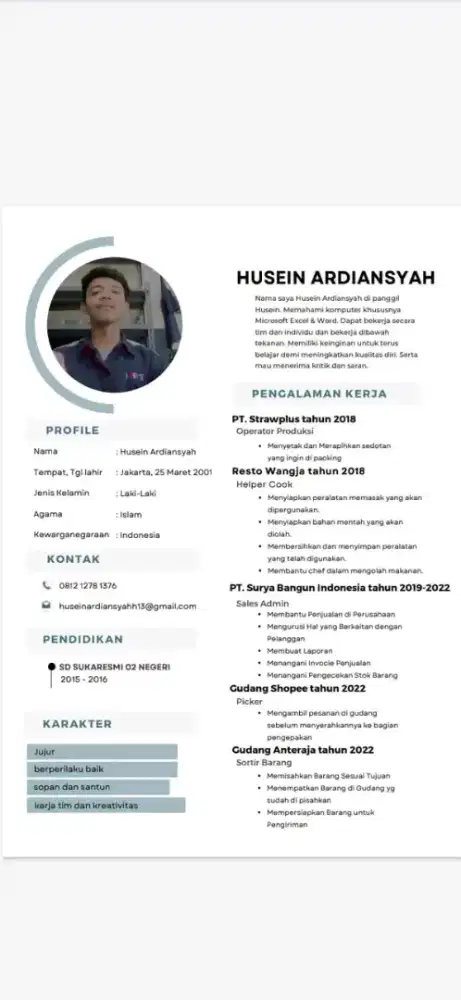 Cari pekerjaan apa saja